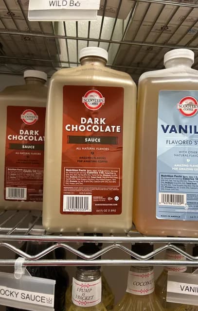Scooter'S Coffee Dark Chocolate Sauce