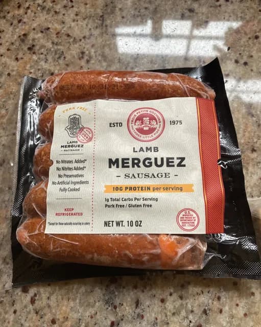 Three Little Pigs Lamb Merguez Sausage