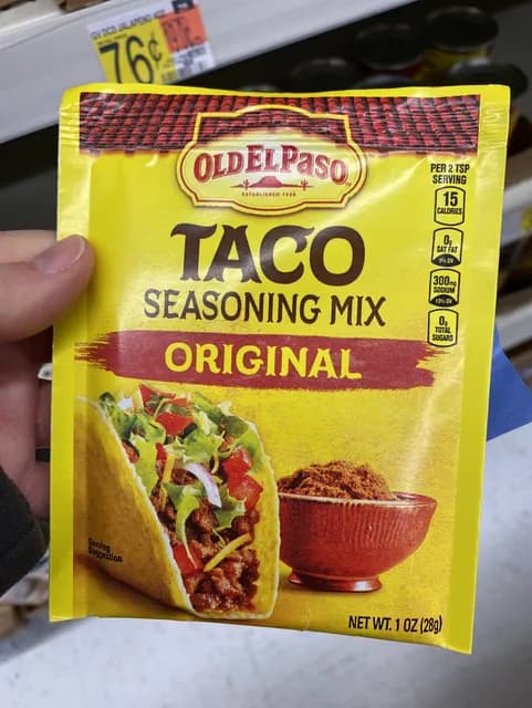 Old El Paso Taco Seasoning Mix Original