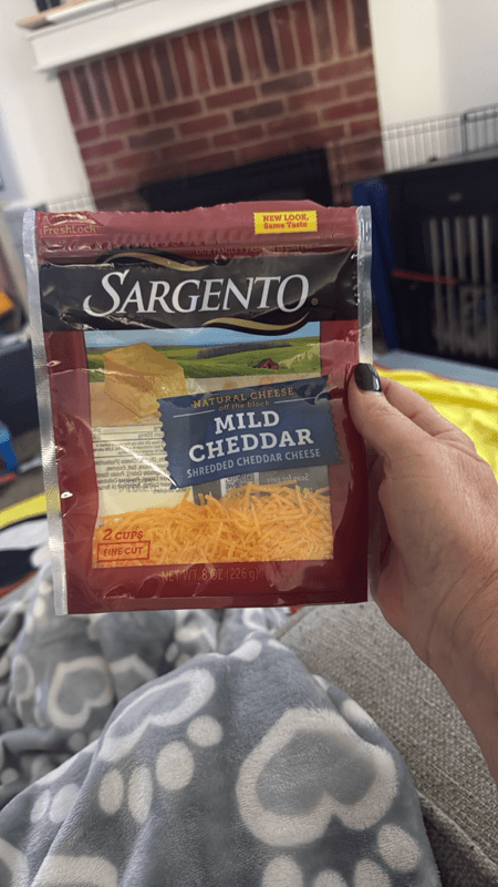 Sargento Off The Block Fine Cut Mild Cheddar Shredded Cheese