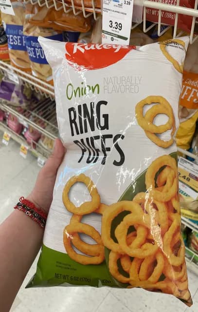 Raley'S Onion Flavored Ring Puffs