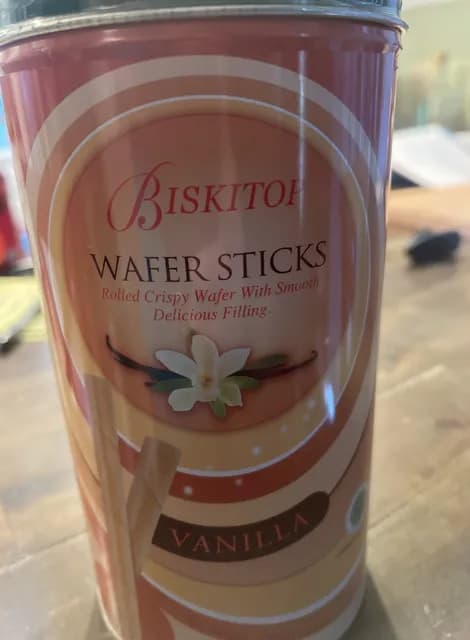 Biskitop Wafer Sticks Vanilla