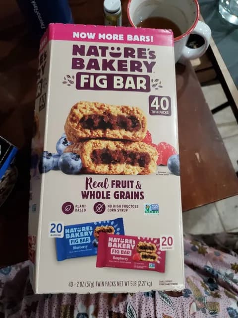 Nature's Bakery Fig Bar Real Fruit & Whole Grains Twin Packs