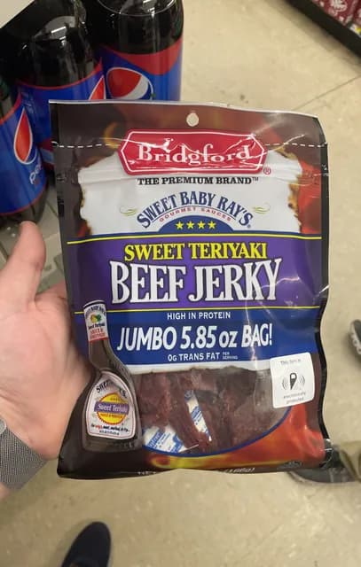 Bridgford Sweet Baby Ray'S Sweet Teriyaki Beef Jerky