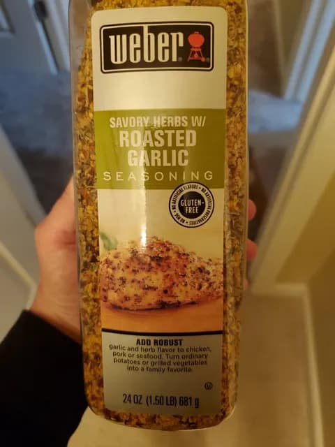 Weber Savory Herbs W/ Roasted Garlic Seasoning