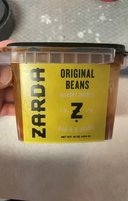 Zarda Hickory Smoked Bar-B-Q Original Beans