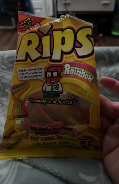 Rips Rainbow Bite-Size Licorice