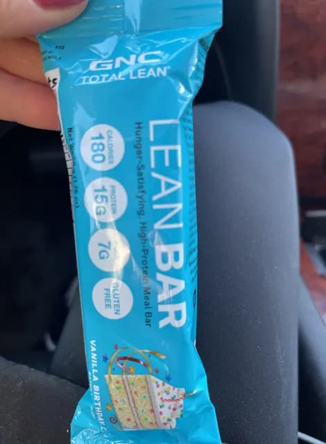 Gnc Total Lean Bar Vanilla Birthday Cake