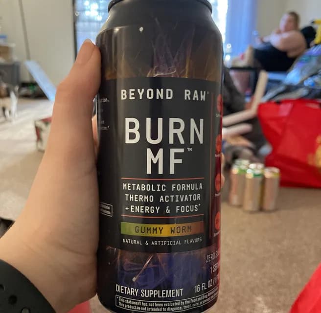Beyond Raw Burn Mf Gummy Worm Dietary Supplement