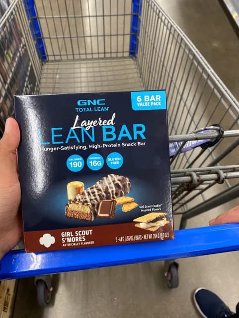 Gnc Total Lean Layered Lean Bar Girl Scout S'Mores