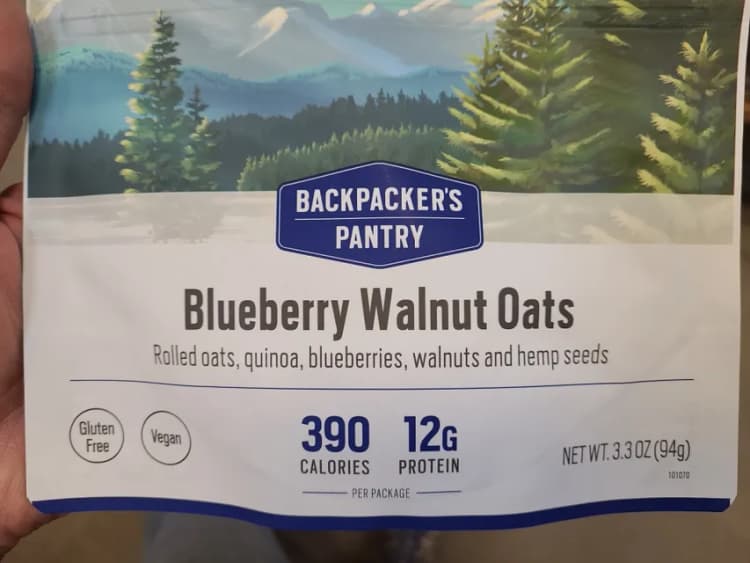 Bluepacker'S Pantry Blueberry Walnut Oats