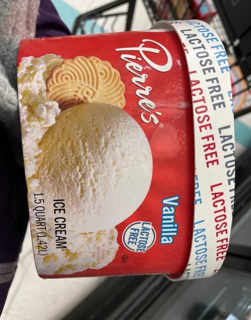 Pierre'S Lactose Free Vanilla Ice Cream