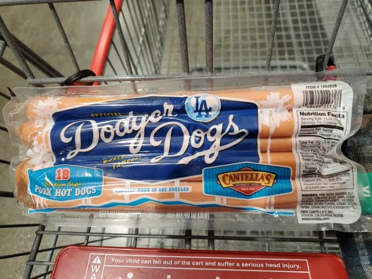 Cantella'S Dodger Dogs Pork Hot Dogs
