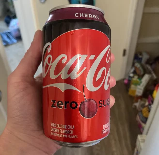 Coca-cola Cherry Flavored Zero Sugar Cola