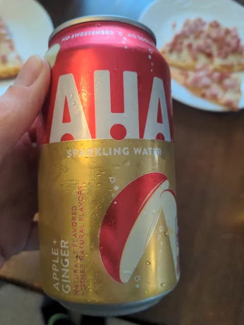 Aha Apple + Ginger Sparkling Water