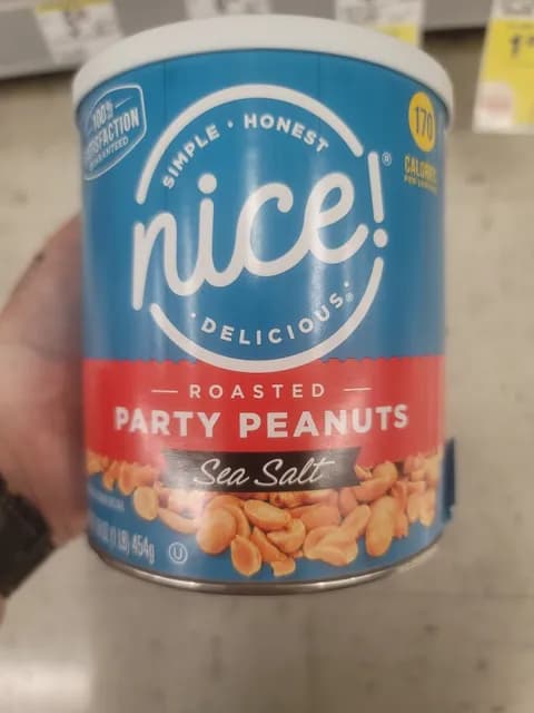 Nice! Roasted Party Peanuts Sea Salt