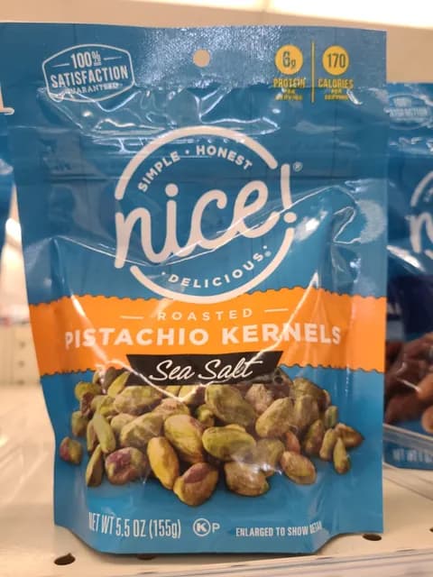 Nice! Roasted Pistachio Kernels Sea Salt