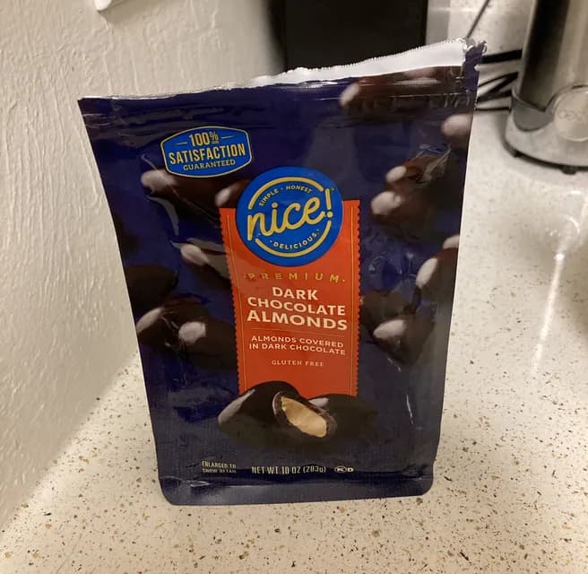 Nice! Premium Dark Chocolate Almonds