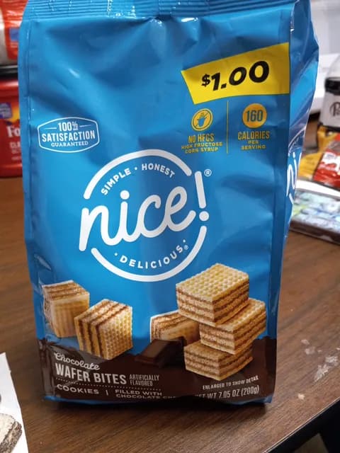 Nice Chocolate Wafer Bites