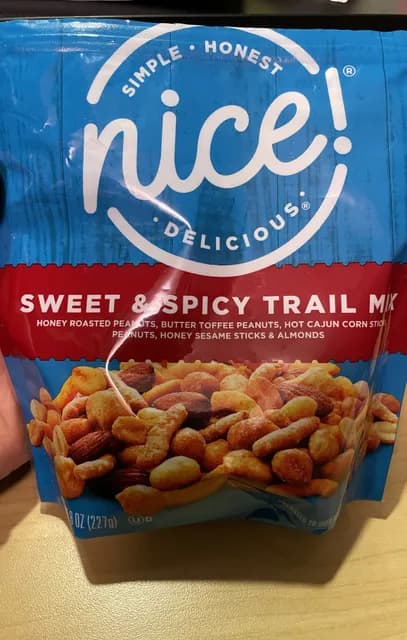 Nice! Sweet & Spicy Trail Mix