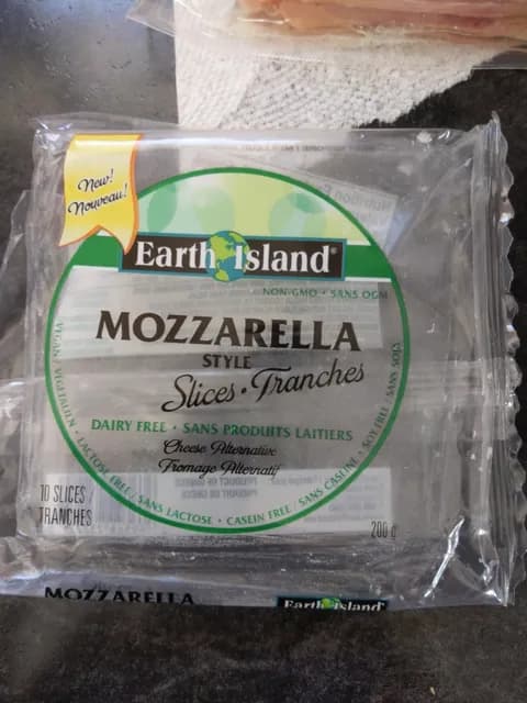Earth Island Mozzarella Style