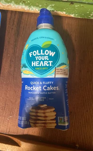Follow Your Heart Rocket Cakes Pancake & Waffle Batter