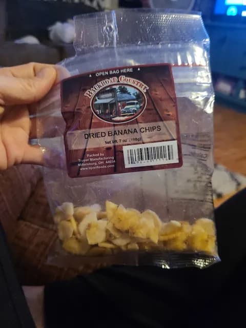 Backroad Country Dried Banana Chips