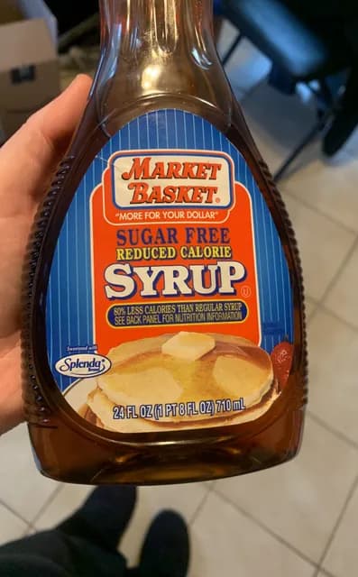Market Basket Sugar Free Reduced Calorie Syrup