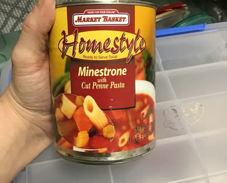 Market Basket Homestyle Minestrone With Cut Penne Pasta