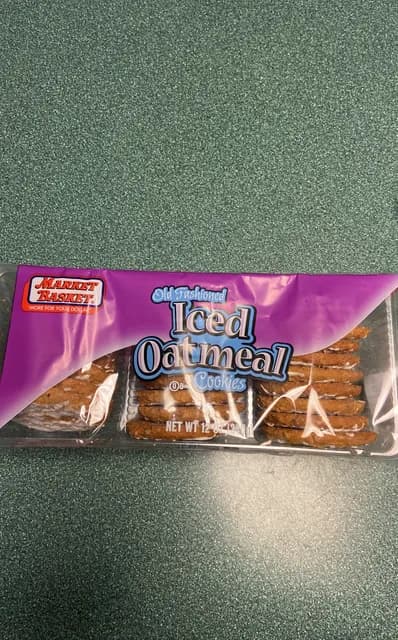 Market Basket Old Fashioned Iced Oatmeal Cookies