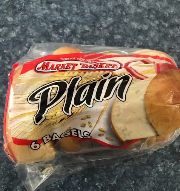 Market Basket Plain Bagels