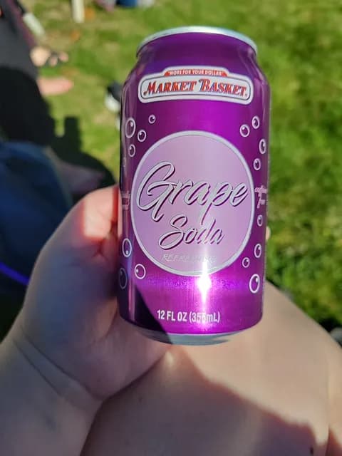 Market Basket Grape Soda