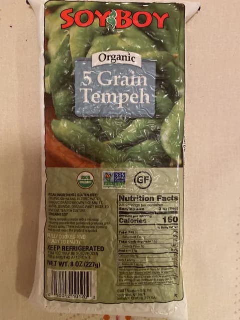 Soyboy Organic 5 Grain Tempeh