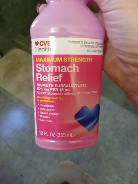 Cvs Health Maximum Strength Bismuth Subsalicylate Stomach Relief