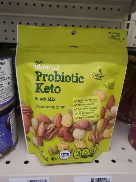 Gold Emblem Abound Probiotic Keto Snack Mix