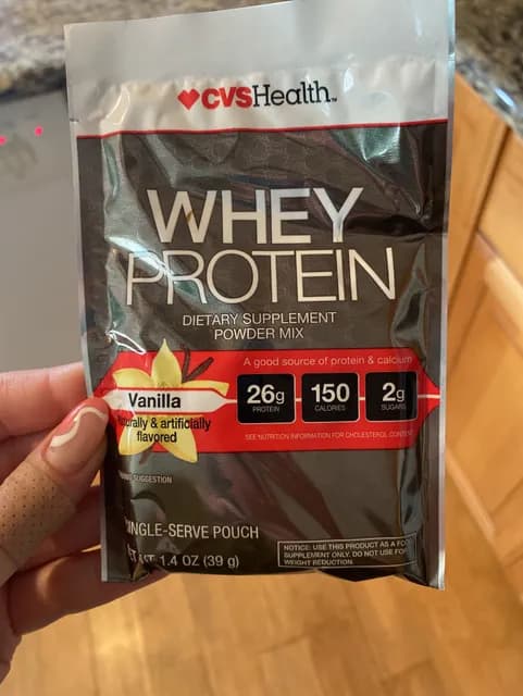 Cvs Health Whey Protein Dietary Supplement Powder Mix Vanilla