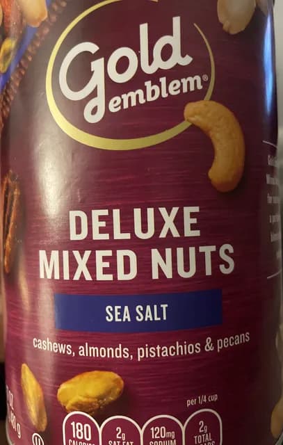 Gold Emblem Deluxe Mixed Nuts Sea Salt