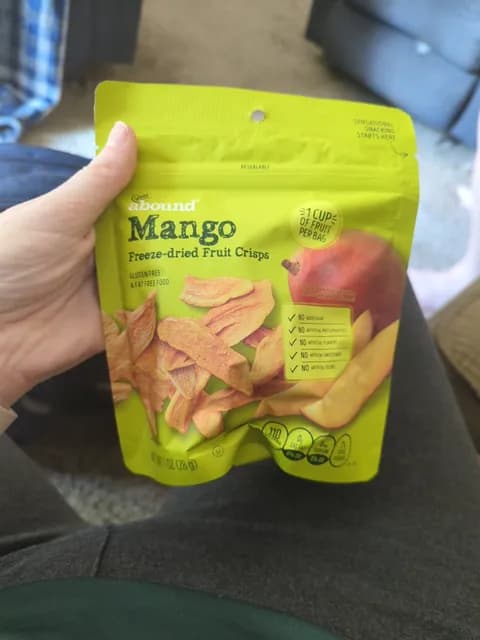 Gold Emblem Abound Mango Freeze-Dried Fruit Crisps