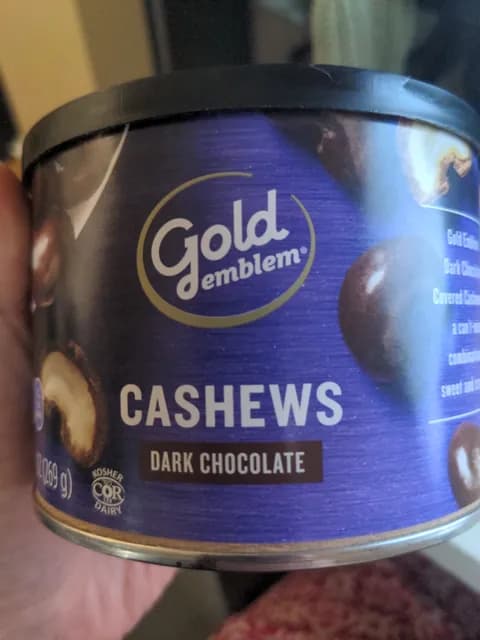 Gold Emblem Dark Chocolate Cashews