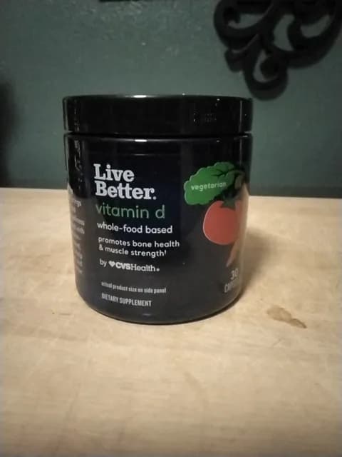 Live Better. Vitamin D Whole-Food Based