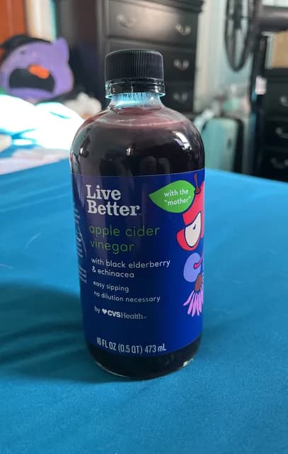 Cvs Health Live Better Apple Cider Vinegar With Black Elderberry & Echinacea
