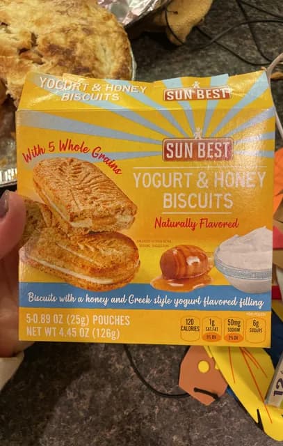 Sun Best Yougurt & Honey Biscuits