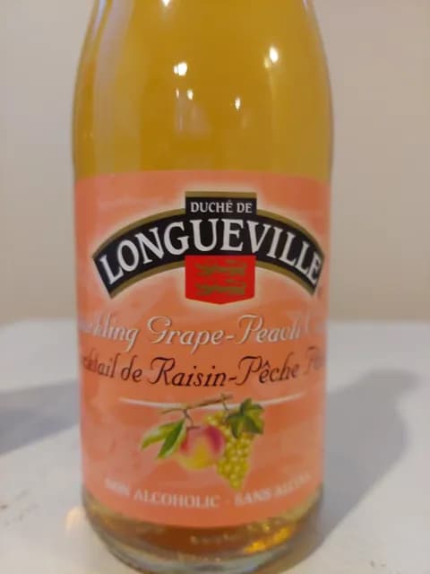Duche De Longueville Sparkling Grape-Peach Cocktail