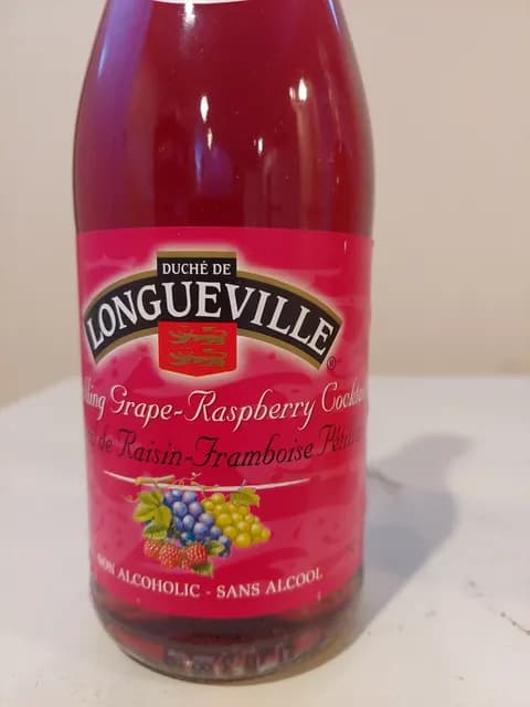 Duche De Longueville Sparkling Grape-Raspberry Cocktail
