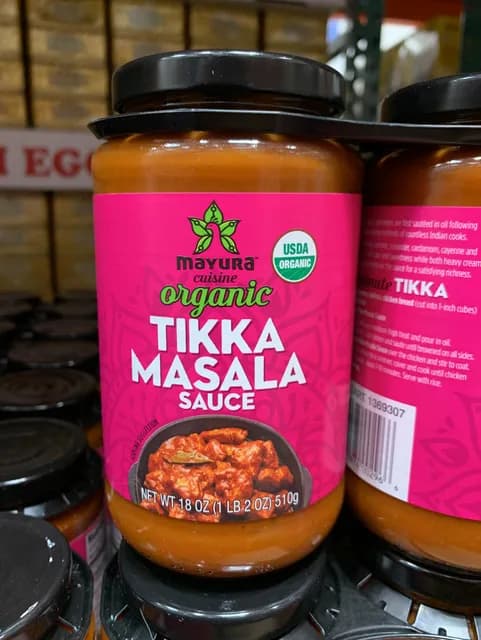 Mayura Cuisine Organic Tikka Masala Sauce
