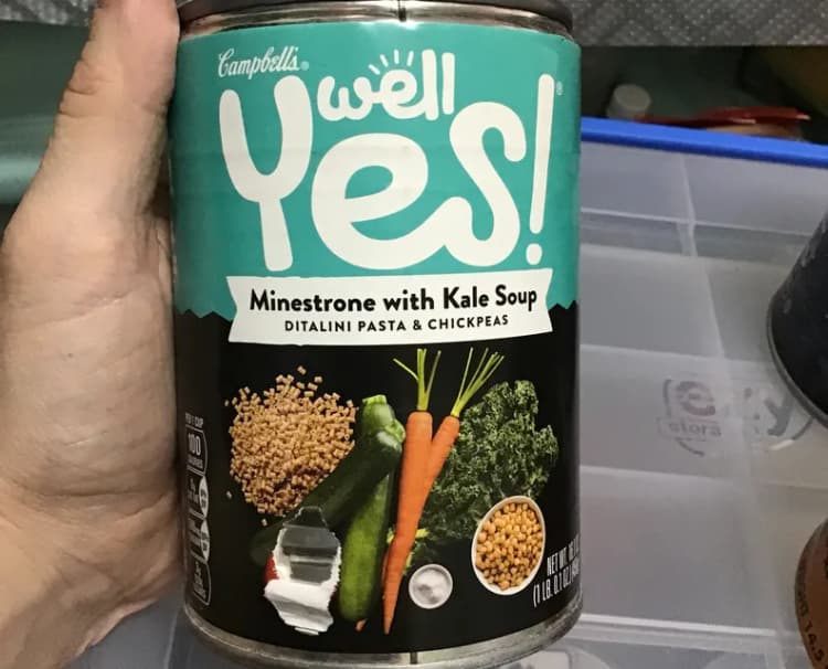 Campbell'S Well Yes! Minestrone With Kale Soup