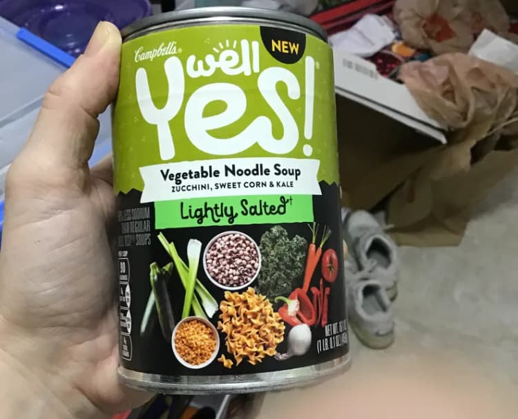 Campbell'S Well Yes! Lightly Salted Vegetable Noodle Soup