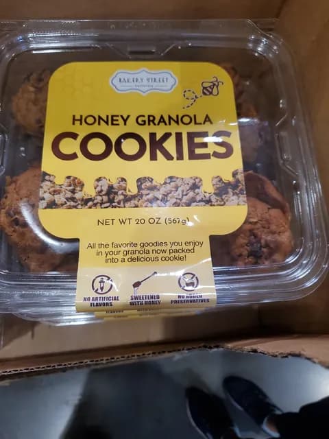 Bakery Street Honey Granola Cookies