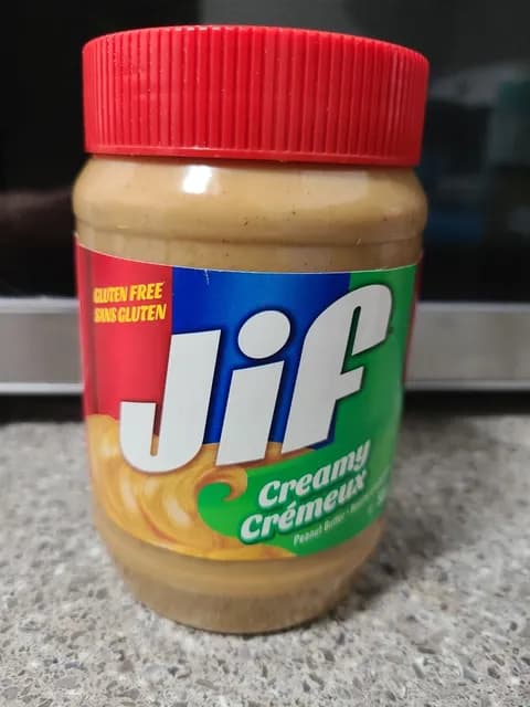 Jif Gluten Free Creamy Peanut Butter