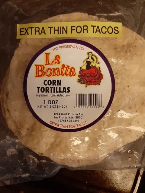 La Bonita Corn Tortillas